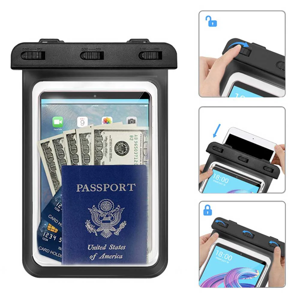 AG-W12_iPad | IPX8 Waterproof Case for iPad 7 to 8.3 Inches - Image 3