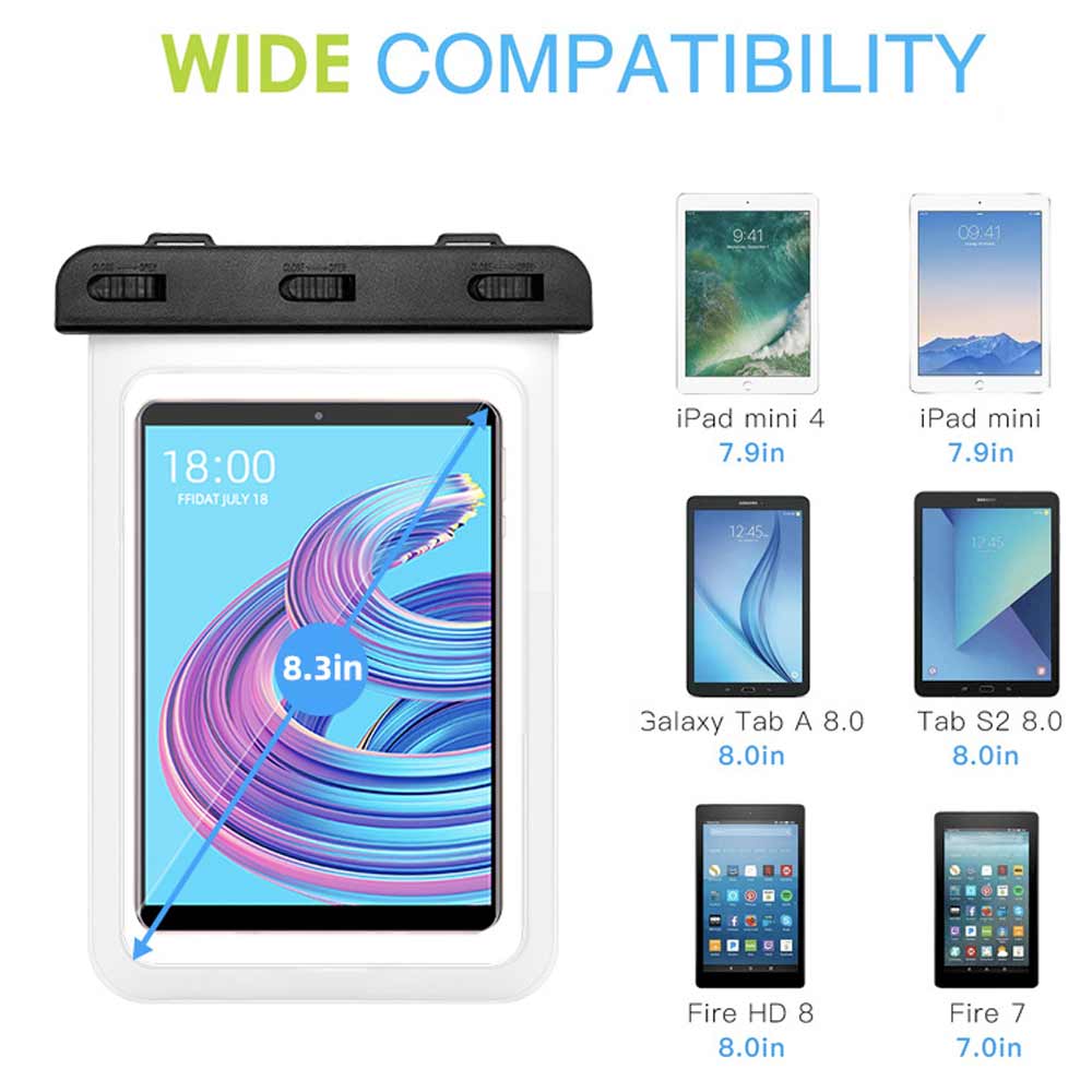 AG-W12_OP | IPX8 Waterproof Case for OPPO Tablet 7 to 8.3 Inches - Image 6