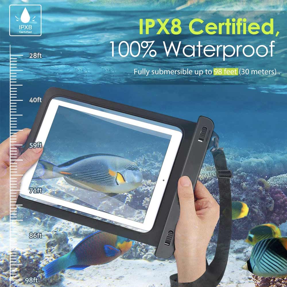 AG-W13_Mi | IPX8 Waterproof Case for Xiaomi Tablet 9.7 to 12 Inches - Image 2