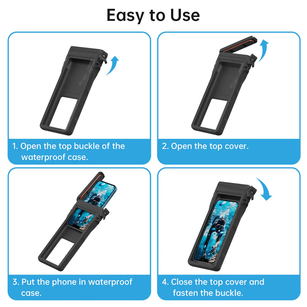 AG-W16 | IPX8 Waterproof Case for Mobile Phone - Image 3