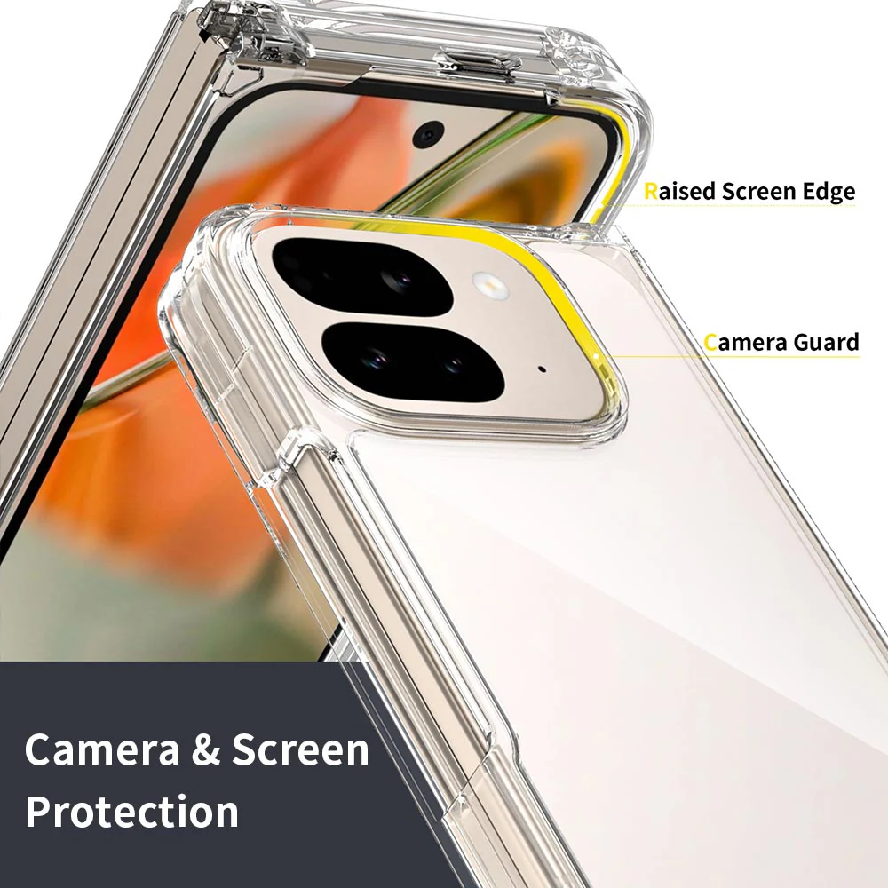 AHN-GG25-PXL10PF | Google Pixel 10 Pro Fold Case | Ultra slim shockproof crystal clear case - Image 4