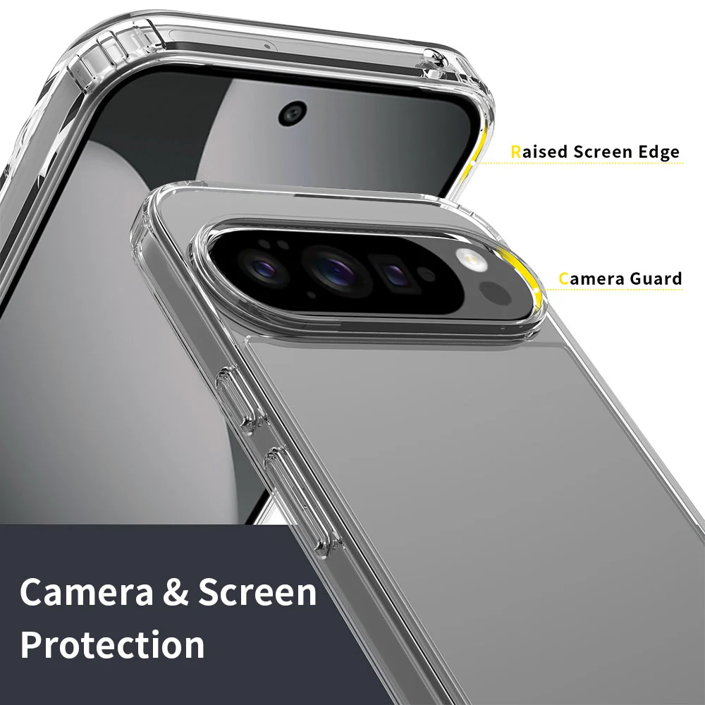 AHN-GG25-PXL10PXL | Google Pixel 10 Pro XL Case | Ultra slim shockproof crystal clear case - Image 4