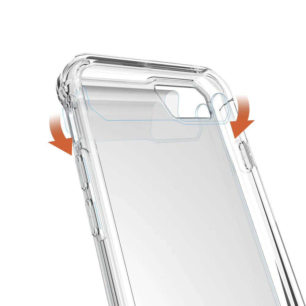 AHN-i6-CR | iPhone 6 Case | Ultra slim shockproof crystal clear case - Image 3