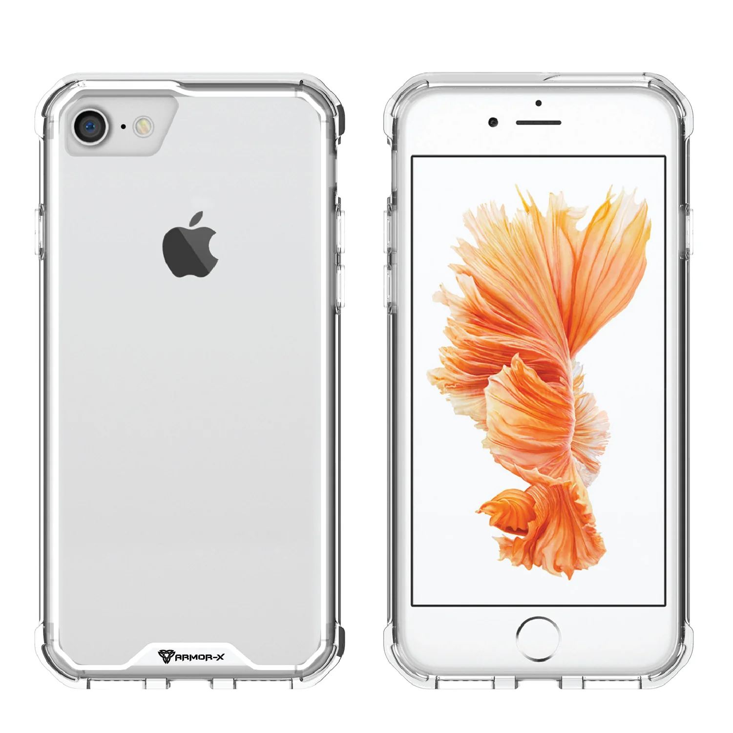 AHN-i8P-CR | iPhone 8 Plus Case | Ultra slim shockproof crystal clear case - Image 3