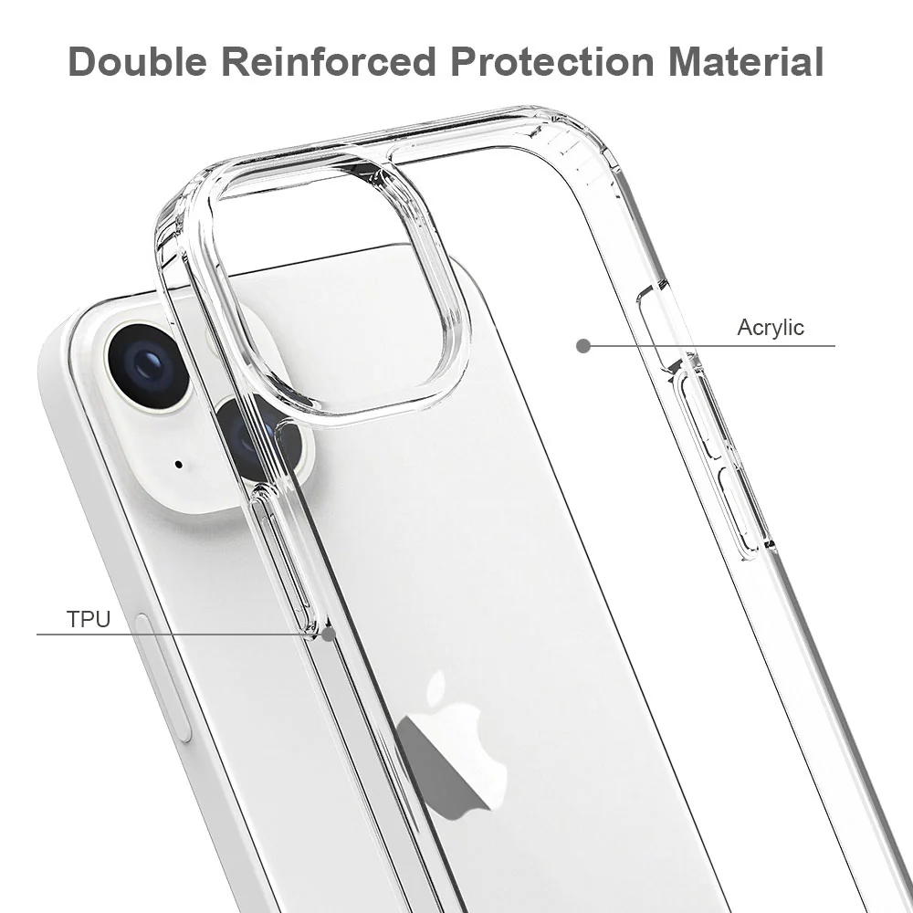 AHN-IPH-14 | iPhone 14 Case | Ultra slim shockproof crystal clear case - Image 4