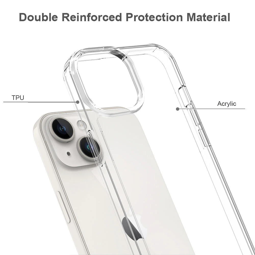 AHN-IPH-15 | iPhone 15 Case | Ultra slim shockproof crystal clear case - Image 4