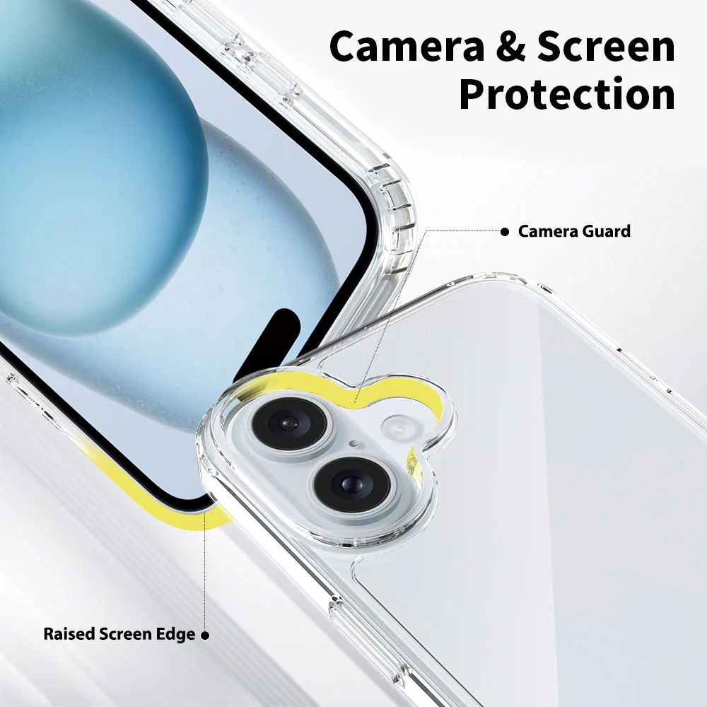 AHN-IPH-16 | iPhone 16 Case | Ultra slim shockproof crystal clear case - Image 4
