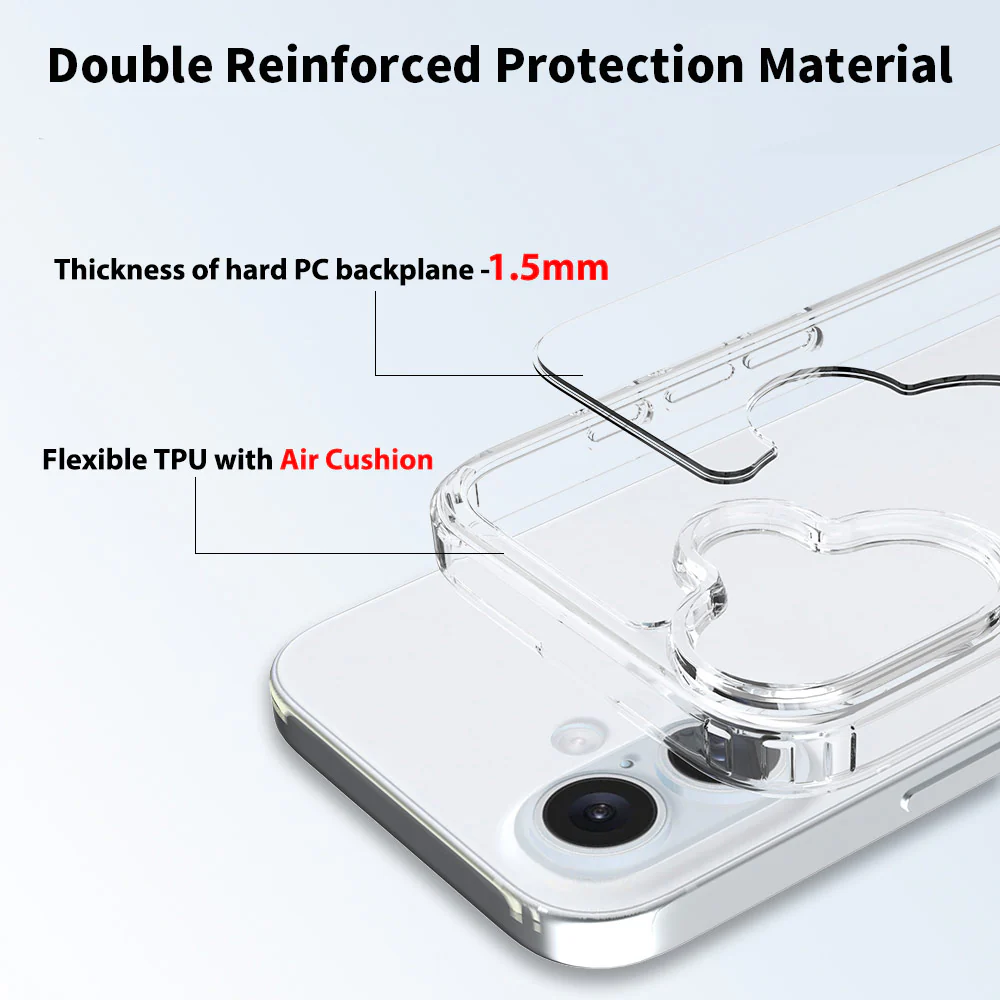 AHN-IPH-16 | iPhone 16 Case | Ultra slim shockproof crystal clear case - Image 5