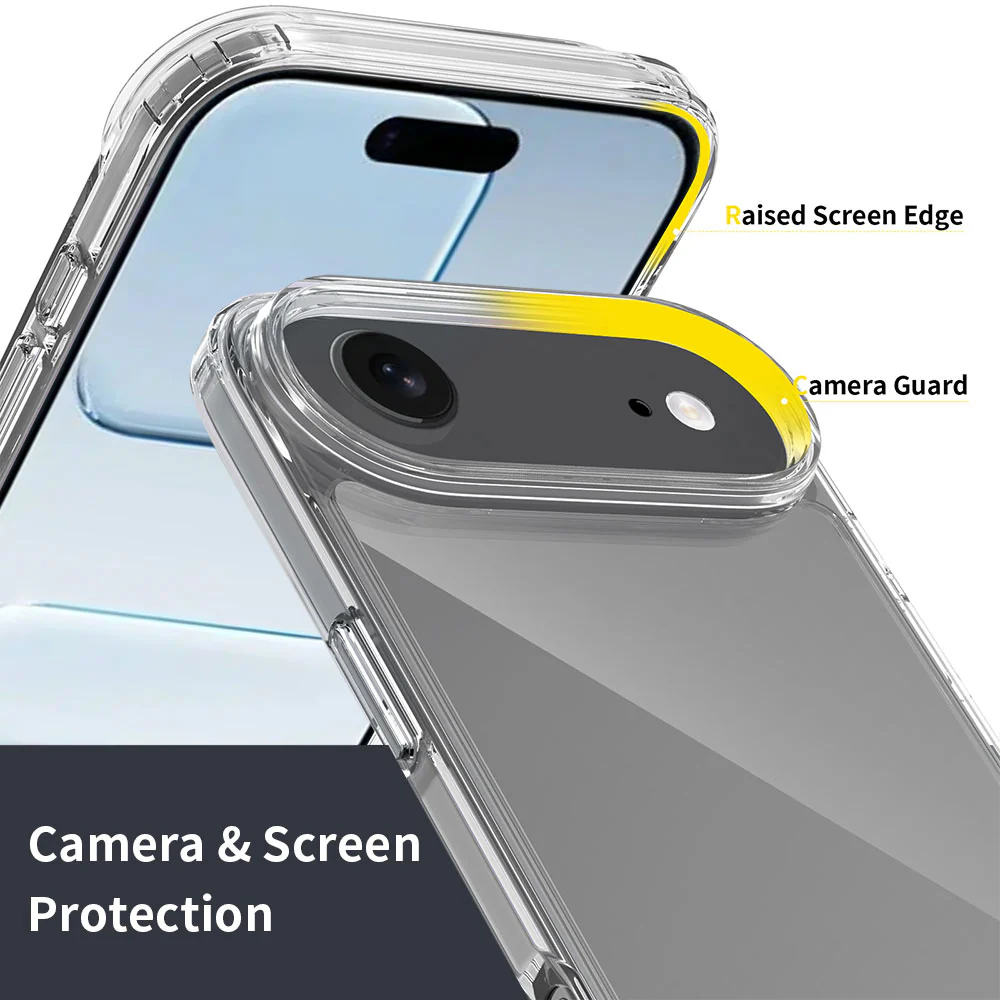 AHN-IPH-17AIR | iPhone Air / 17 Air Case | Ultra slim shockproof crystal clear case - Image 2