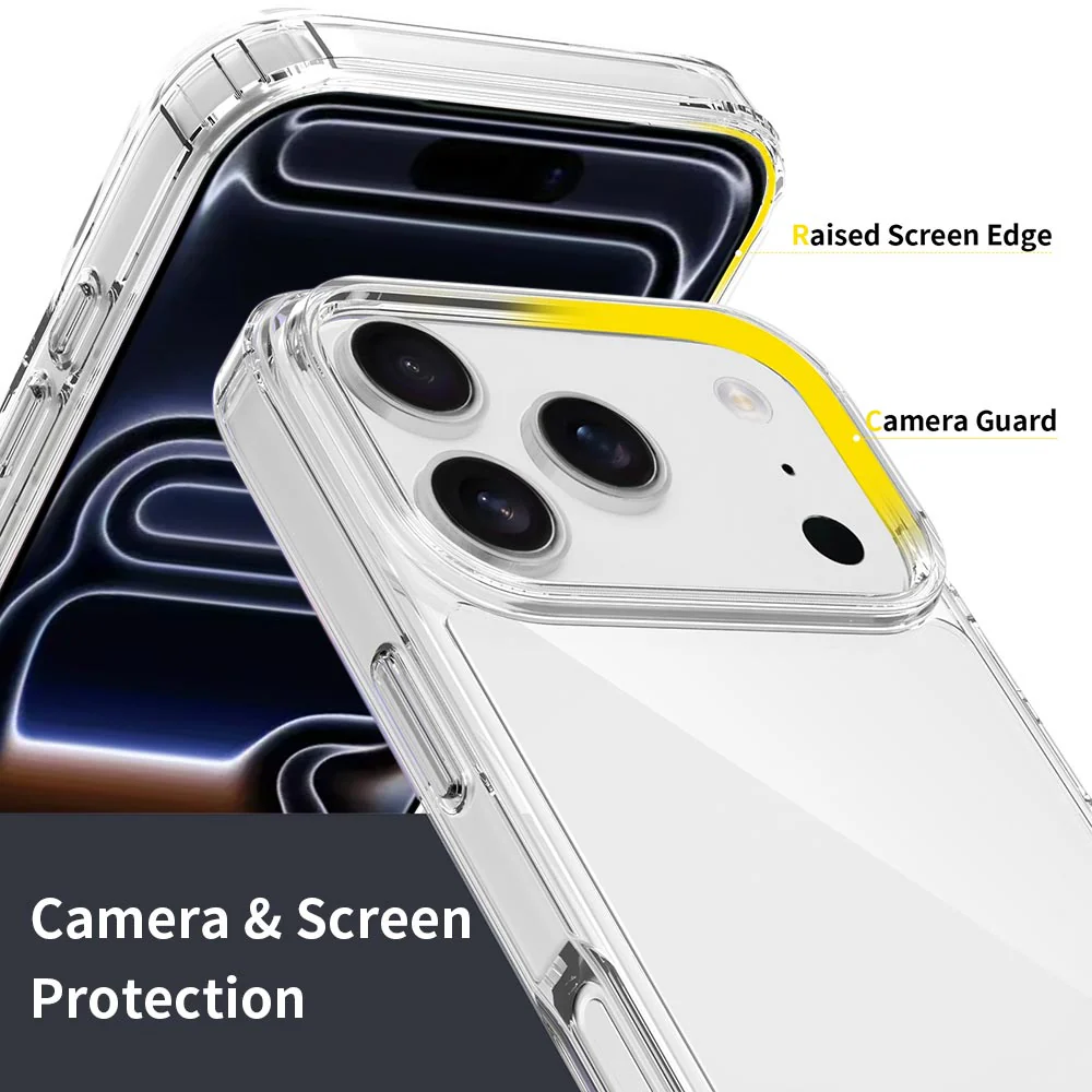 AHN-IPH-17PRO | iPhone 17 Pro Case | Ultra slim shockproof crystal clear case - Image 2