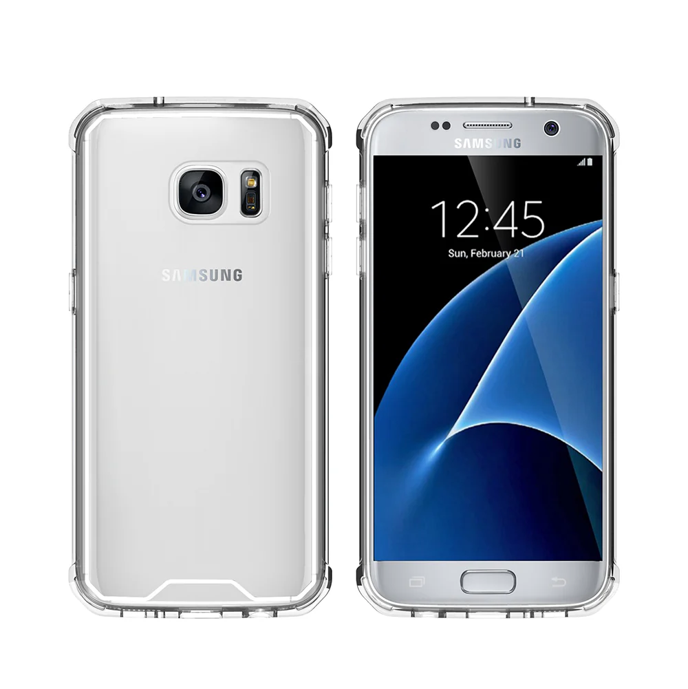 AHN-S7-CR | Samsung Galaxy S7 | Ultra slim shockproof crystal clear case - Image 5