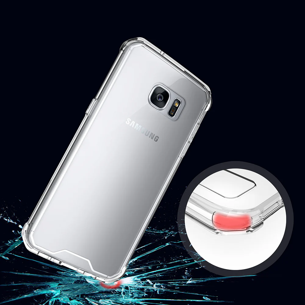 AHN-S7E-CR | Galaxy S7 Edge | Ultra slim shockproof crystal clear case - Image 3