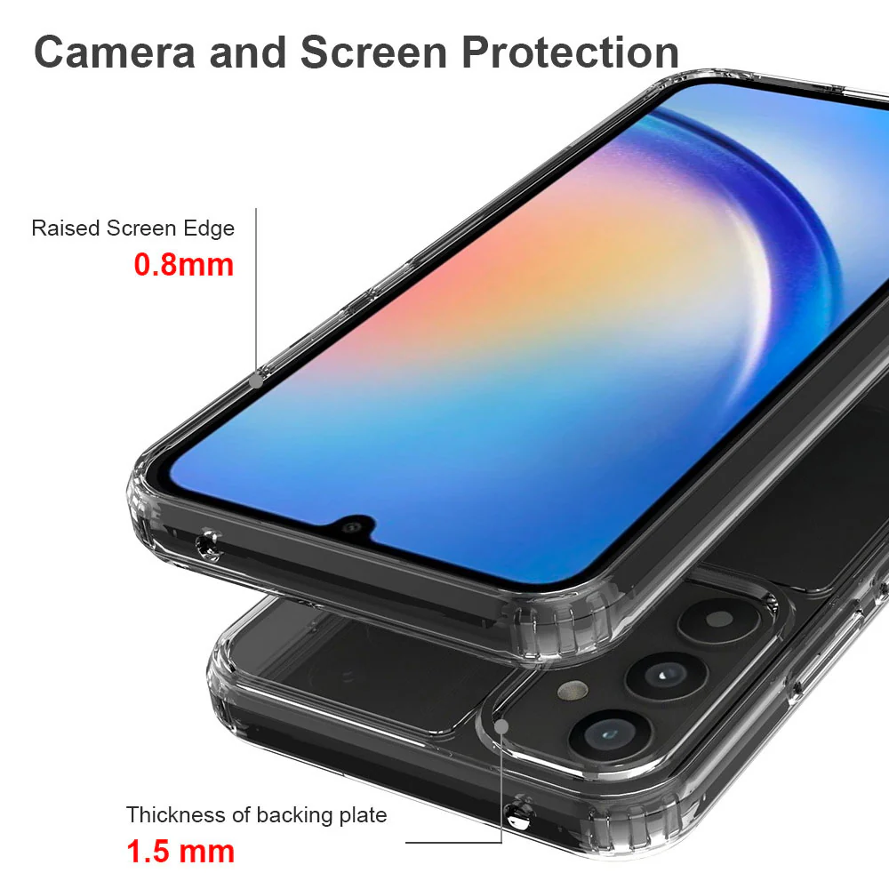 AHN-SS23-A345G | Samsung Galaxy A34 5G SM-A346 Case | Ultra slim shockproof crystal clear case - Image 4