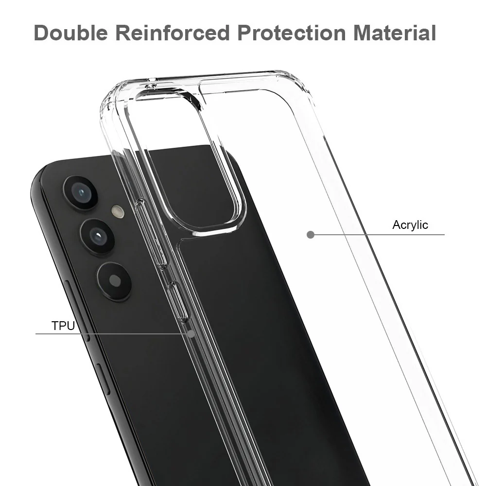 AHN-SS23-A345G | Samsung Galaxy A34 5G SM-A346 Case | Ultra slim shockproof crystal clear case - Image 5