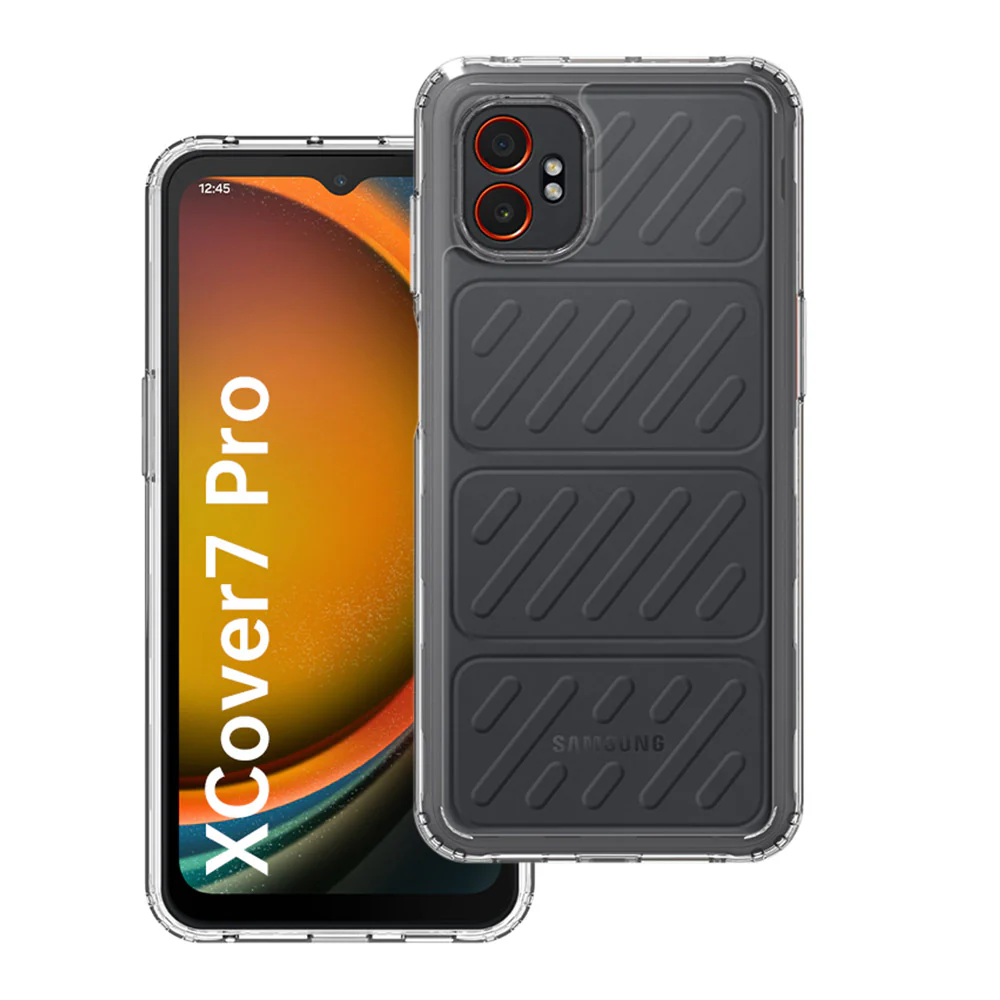 AHN-SS25-XC7P | Samsung Galaxy XCover7 Pro SM G766 Case | Ultra slim shockproof crystal clear case