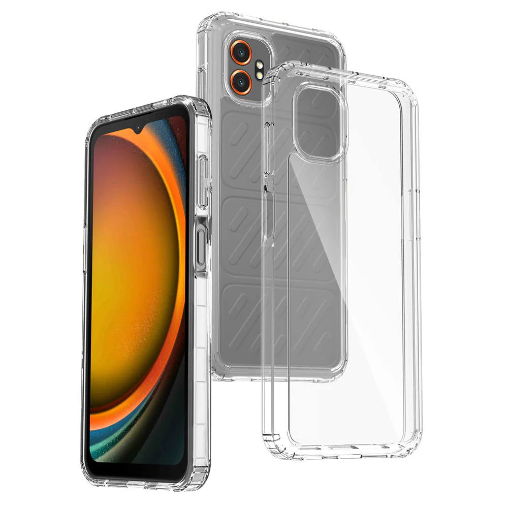 AHN-SS25-XC7P | Samsung Galaxy XCover7 Pro SM G766 Case | Ultra slim shockproof crystal clear case - Image 2