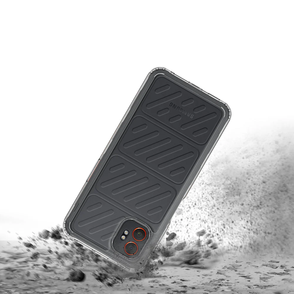 AHN-SS25-XC7P | Samsung Galaxy XCover7 Pro SM G766 Case | Ultra slim shockproof crystal clear case - Image 3