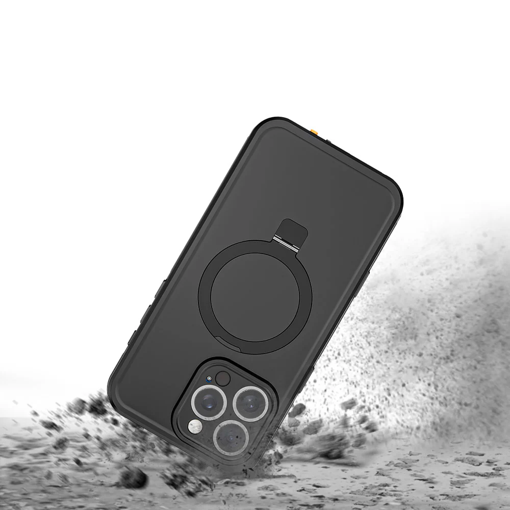 AMG-IPH-16PRO | iPhone 16 Pro | IP68 waterproof iPhone case with kickstand - Image 4