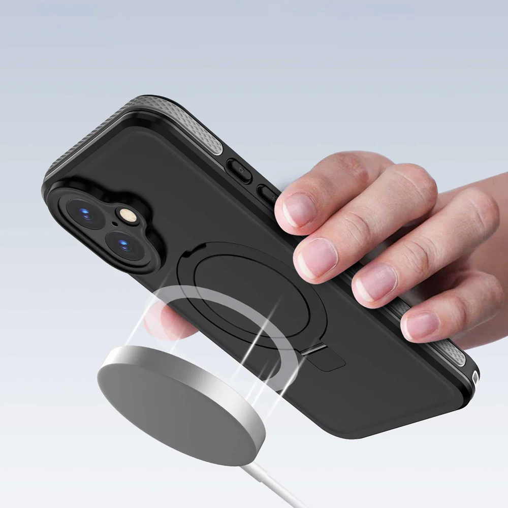 AMG-IPH-16 | iPhone 16 | IP68 waterproof iPhone case with kickstand - Image 7