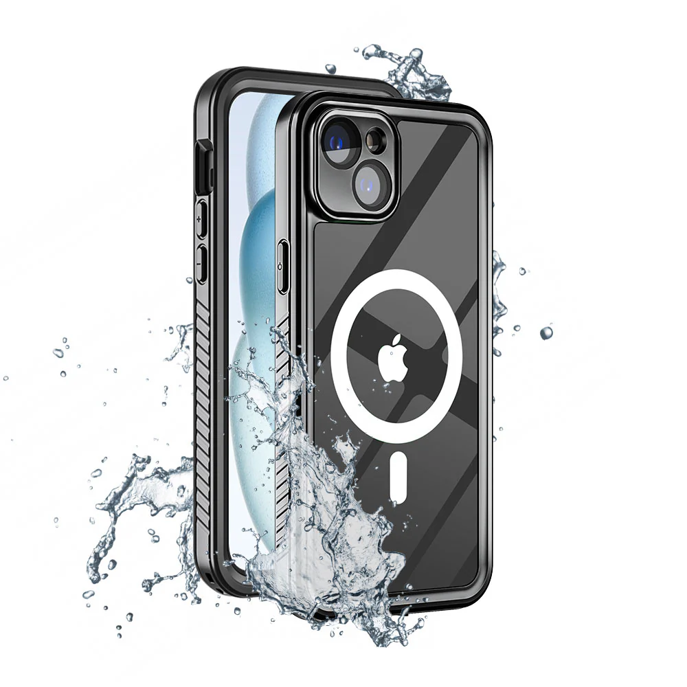 AMN-IPH-15 | iPhone 15 | IP68 Waterproof Case & Magnetic Case