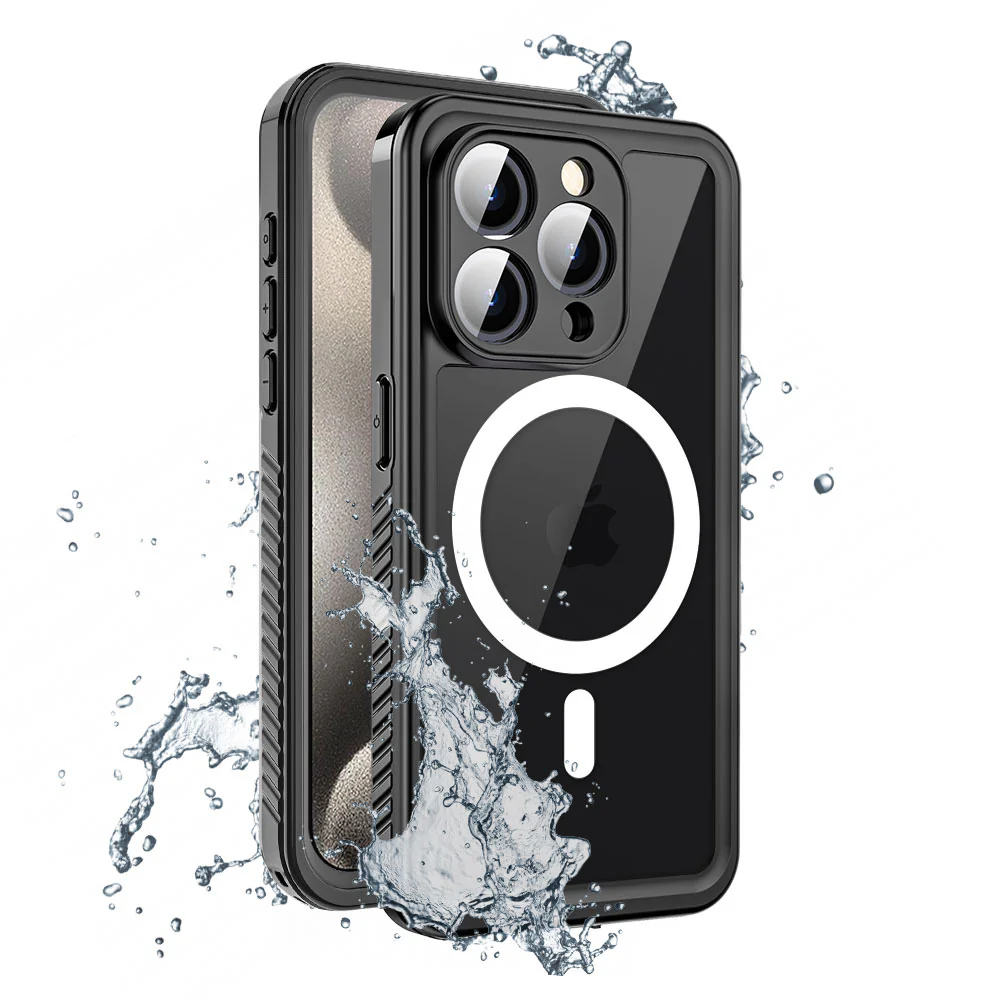 AMN-IPH-15PMX | iPhone 15 Pro Max | IP68 Waterproof Case & Magnetic Case