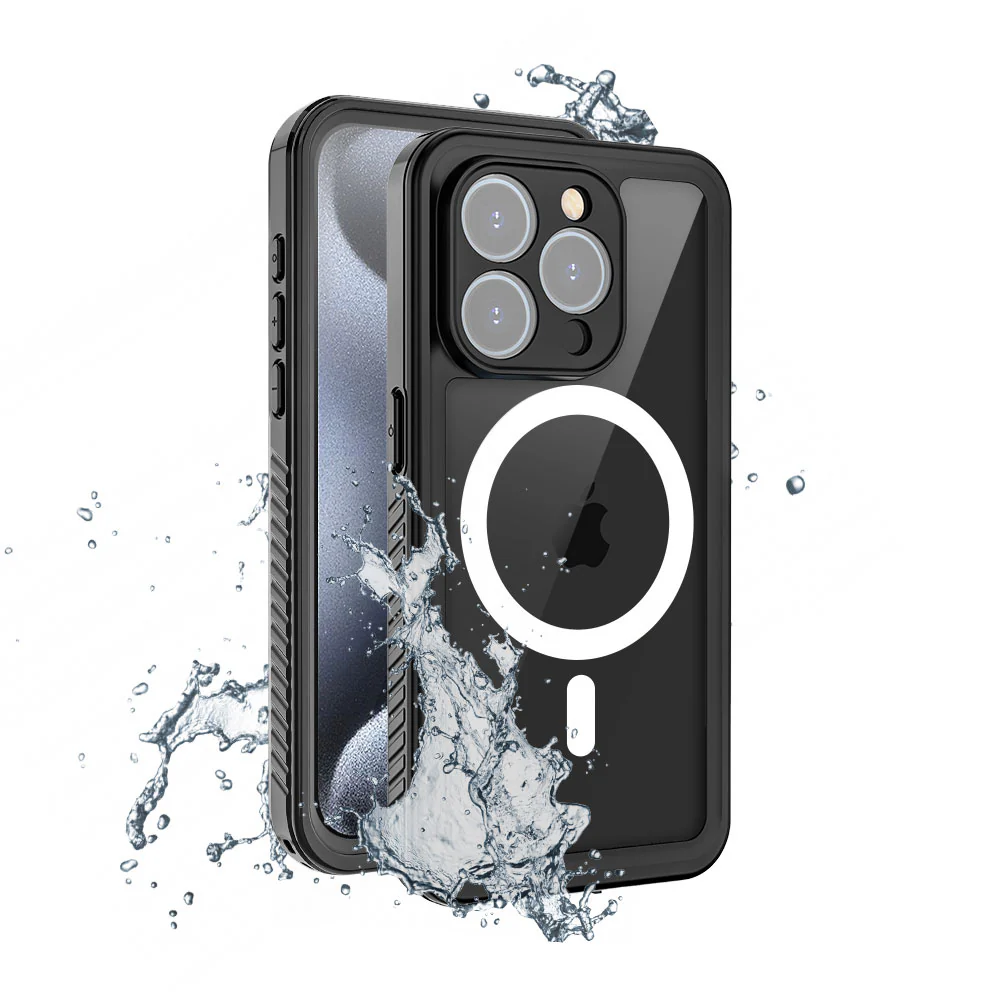 AMN-IPH-15PRO | iPhone 15 Pro | IP68 Waterproof Case & Magnetic Case