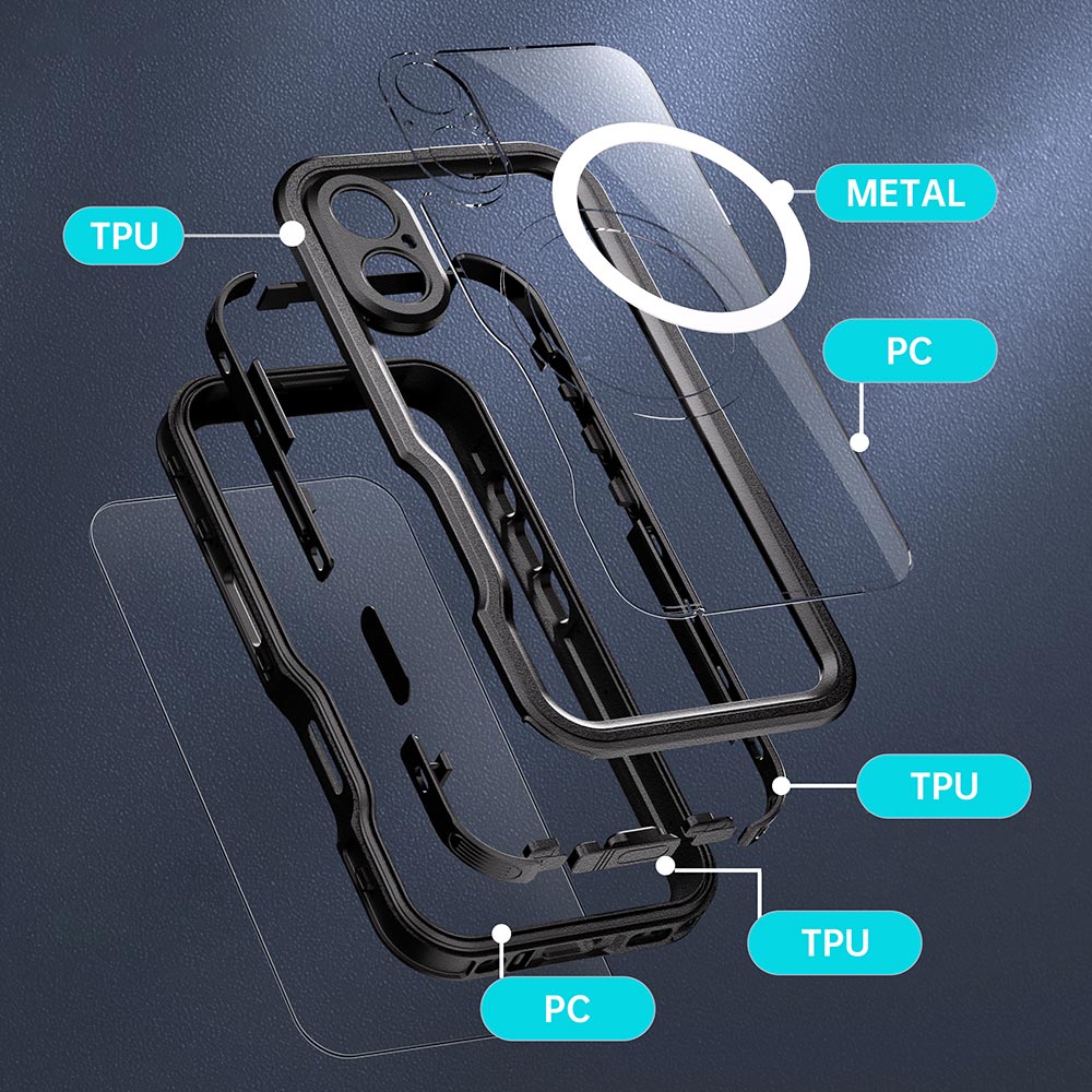 AMN-IPH-16 | iPhone 16 | IP68 Waterproof Case & Magnetic Case - Image 2