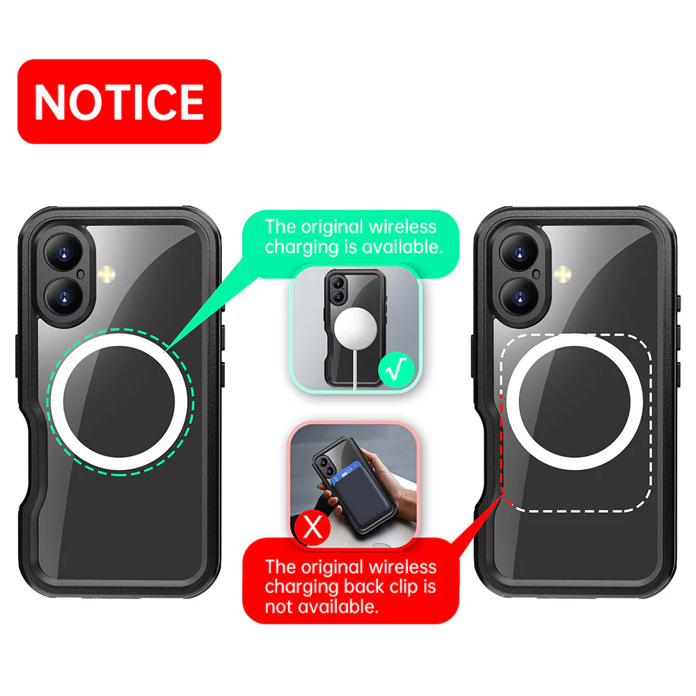 AMN-IPH-16 | iPhone 16 | IP68 Waterproof Case & Magnetic Case - Image 3