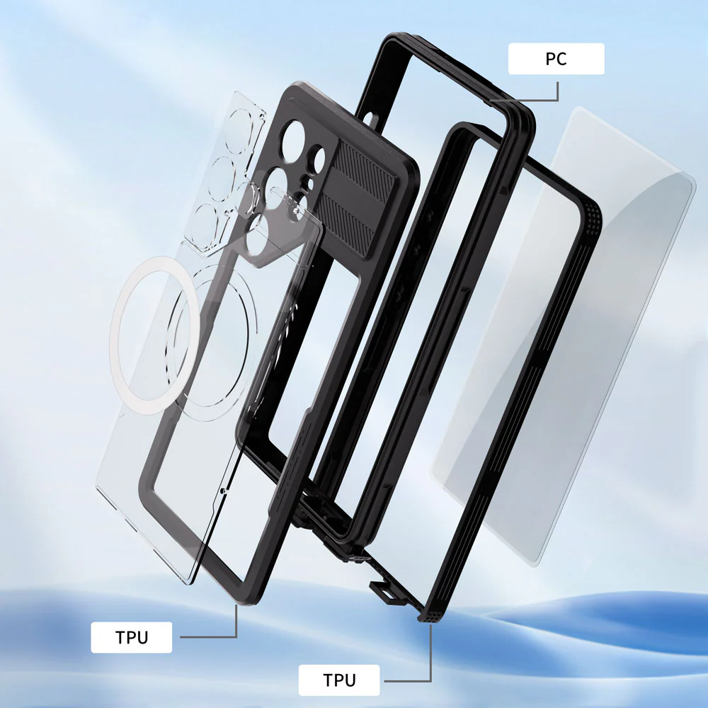 AMN-SS25-S25U | Samsung Galaxy S25 Ultra SM-S938 | IP68 Waterproof Case & Magnetic Case - Image 2