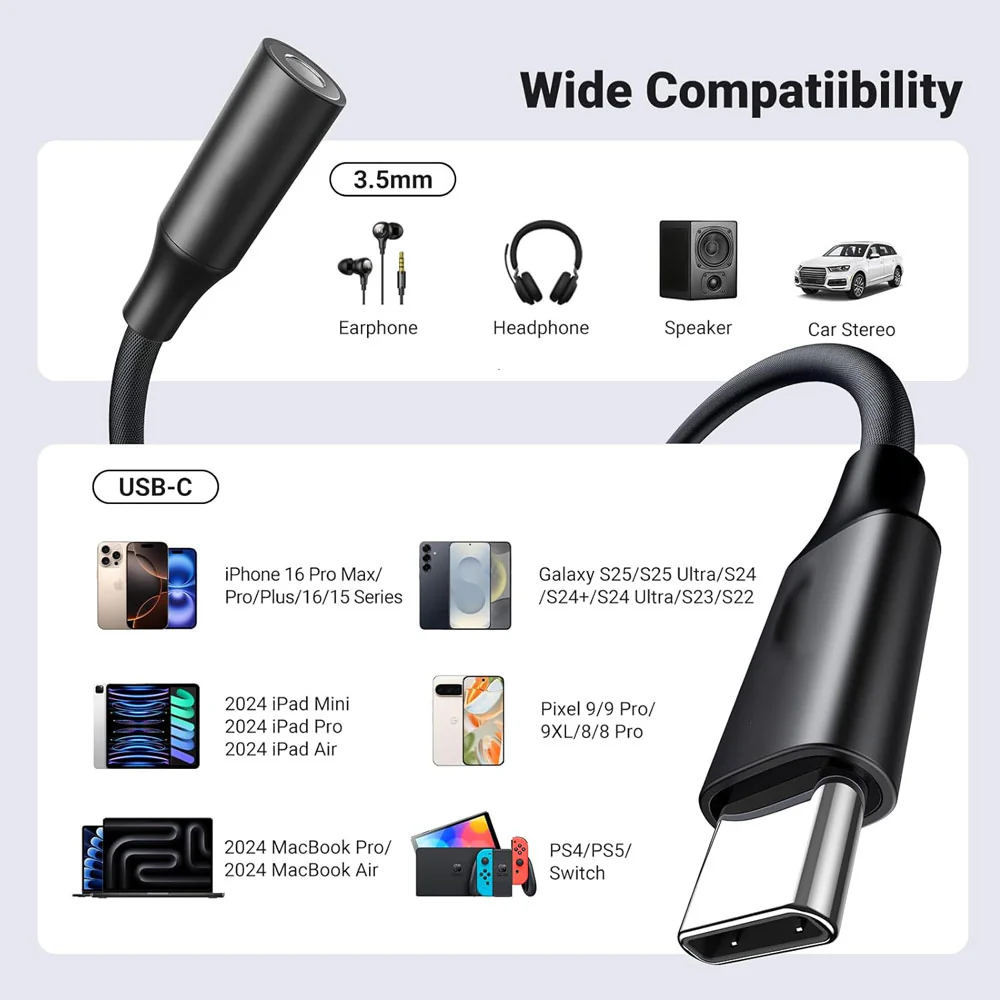 AND-AD10 | USB-C to 3.5 mm Headphone Jack Adapter - Image 4