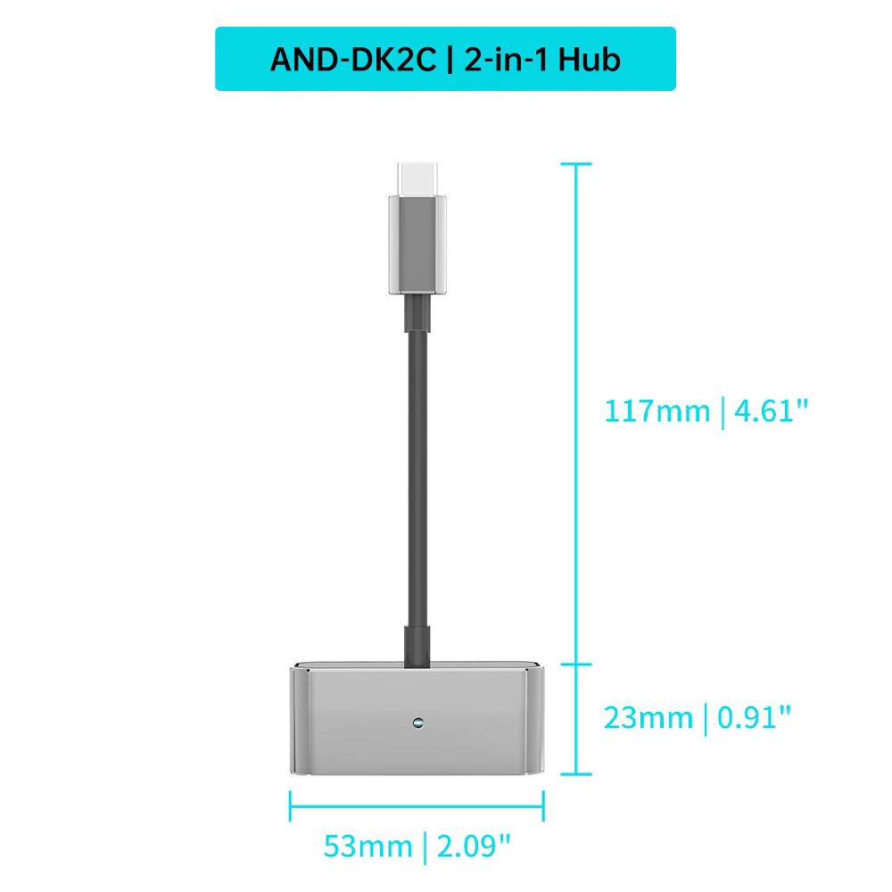 AND-DK2C | USB-C Hub | TYPE-C / USB - Image 5