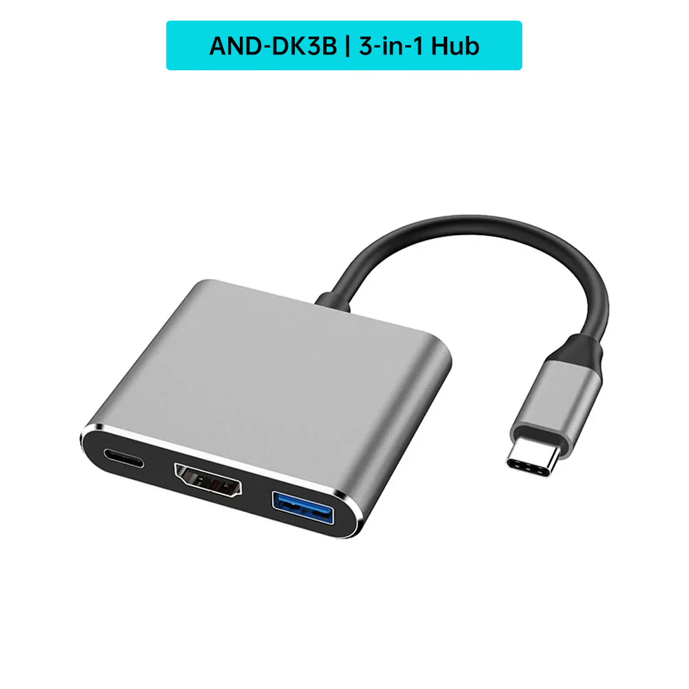 AND-DK3B | USB-C Hub | HDMI / TYPE-C / USB - Image 3