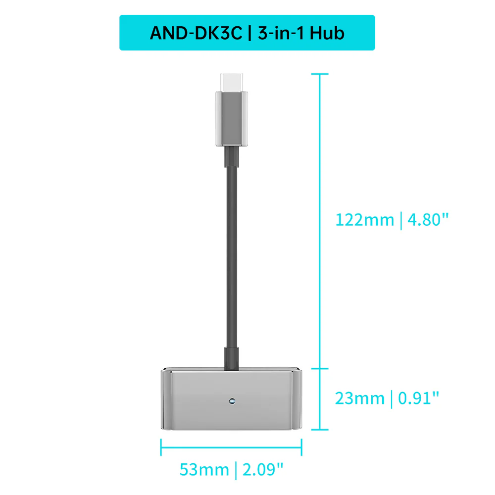 AND-DK3C | USB-C Hub | TYPE-C / USB - Image 5