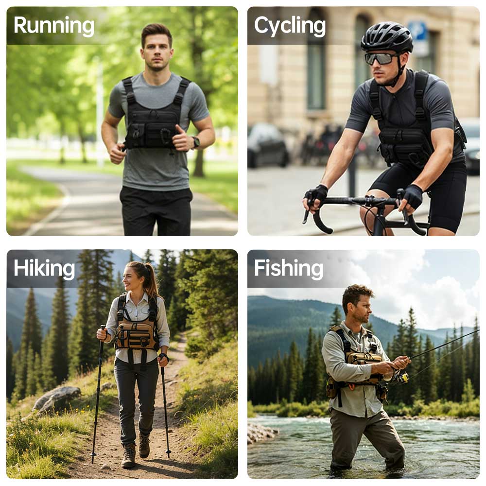 BAG-CH1 | Chest Bag / Outdoor Sports Tactical Vest | Anti-Splash Bag - Image 2