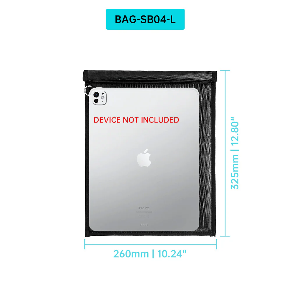 BAG-SB04 | Faraday Bag For Smartphones , Tablet and Laptop With Signal Blocking And Shielding - Image 11
