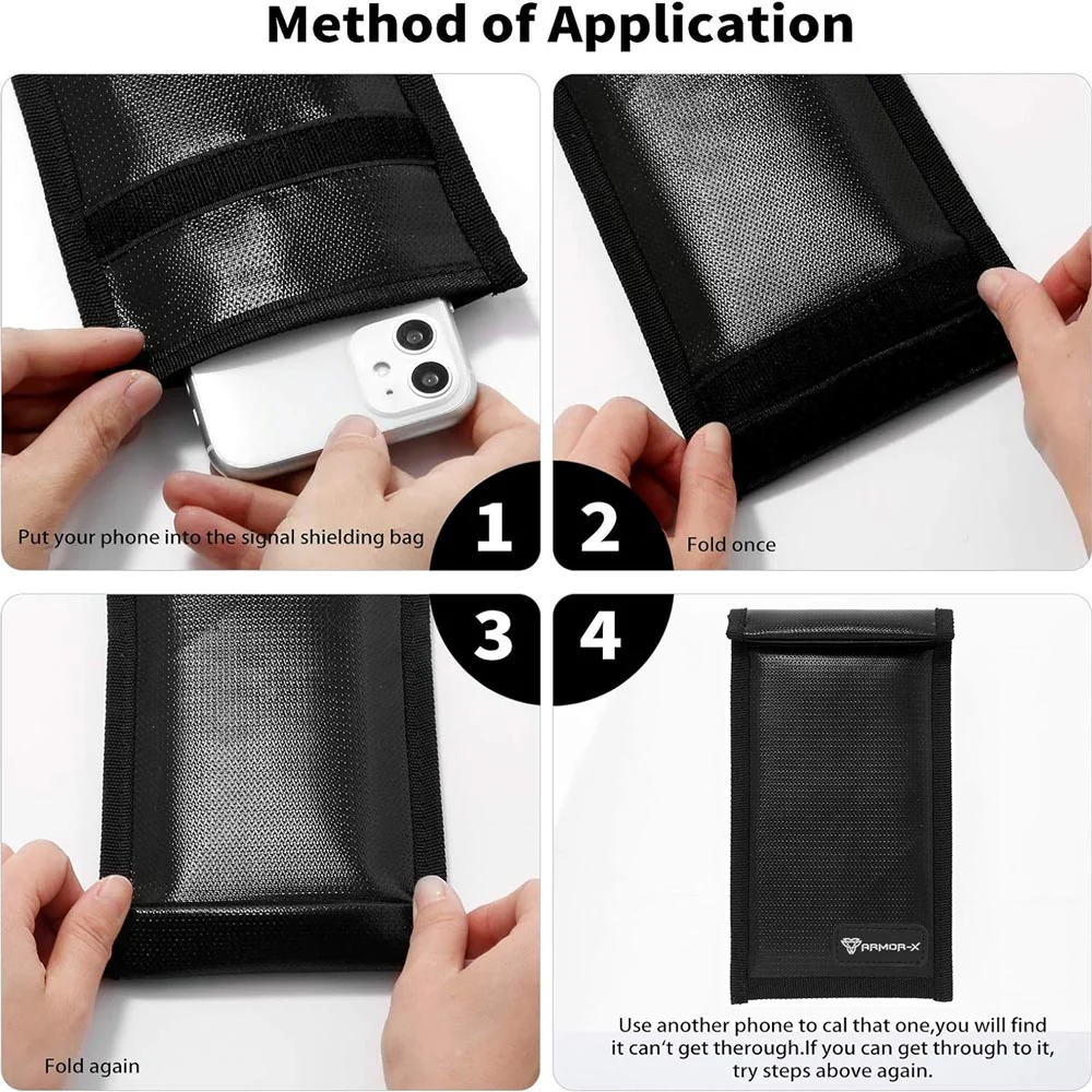 BAG-SB04 | Faraday Bag For Smartphones , Tablet and Laptop With Signal Blocking And Shielding - Image 6