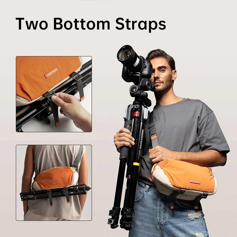 BAG-SL6 | Camera Sling Bag With Tripod Holder | Anti-Splash Bag - Image 5