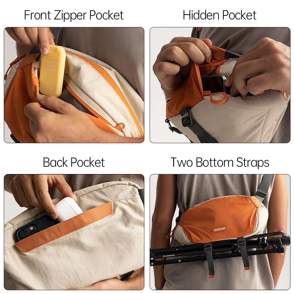 BAG-SL6 | Camera Sling Bag With Tripod Holder | Anti-Splash Bag - Image 7