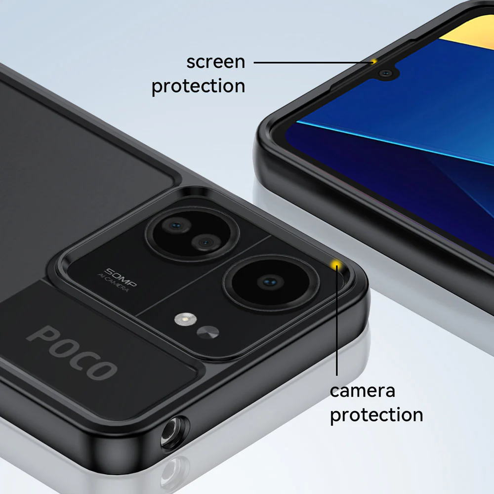 BN-Mi23-PCC65 | Xiaomi Poco C65 Case | Shockproof Drop Proof Rugged Cover - Image 4