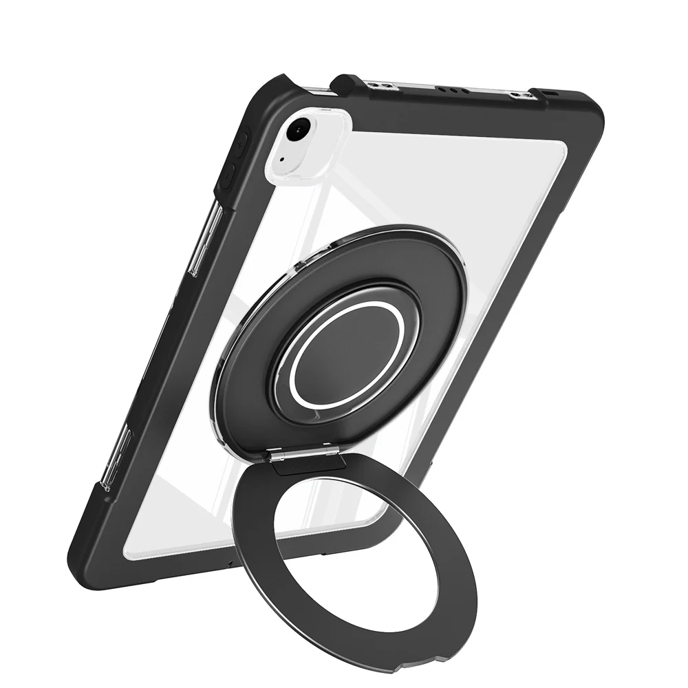 BON-iPad-PR6PN | iPad Air 4 2020 / iPad Air 5 2022 | Rugged case with kick-stand & folding grip & pencil holder - Image 5