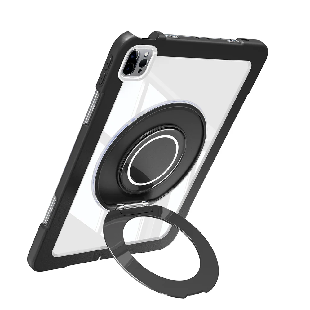BON-iPad-PR6PN | iPad Pro 11 ( 1st / 2nd / 3rd / 4th Gen. ) 2018 / 2020 / 2021 / 2022 | Rugged case with kick-stand & folding grip & pencil holder - Image 5