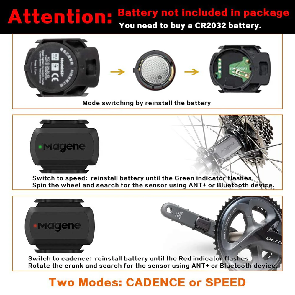 BTS-SNC01 | Bluetooth Speed & Cadence Bike Sensor - Image 7