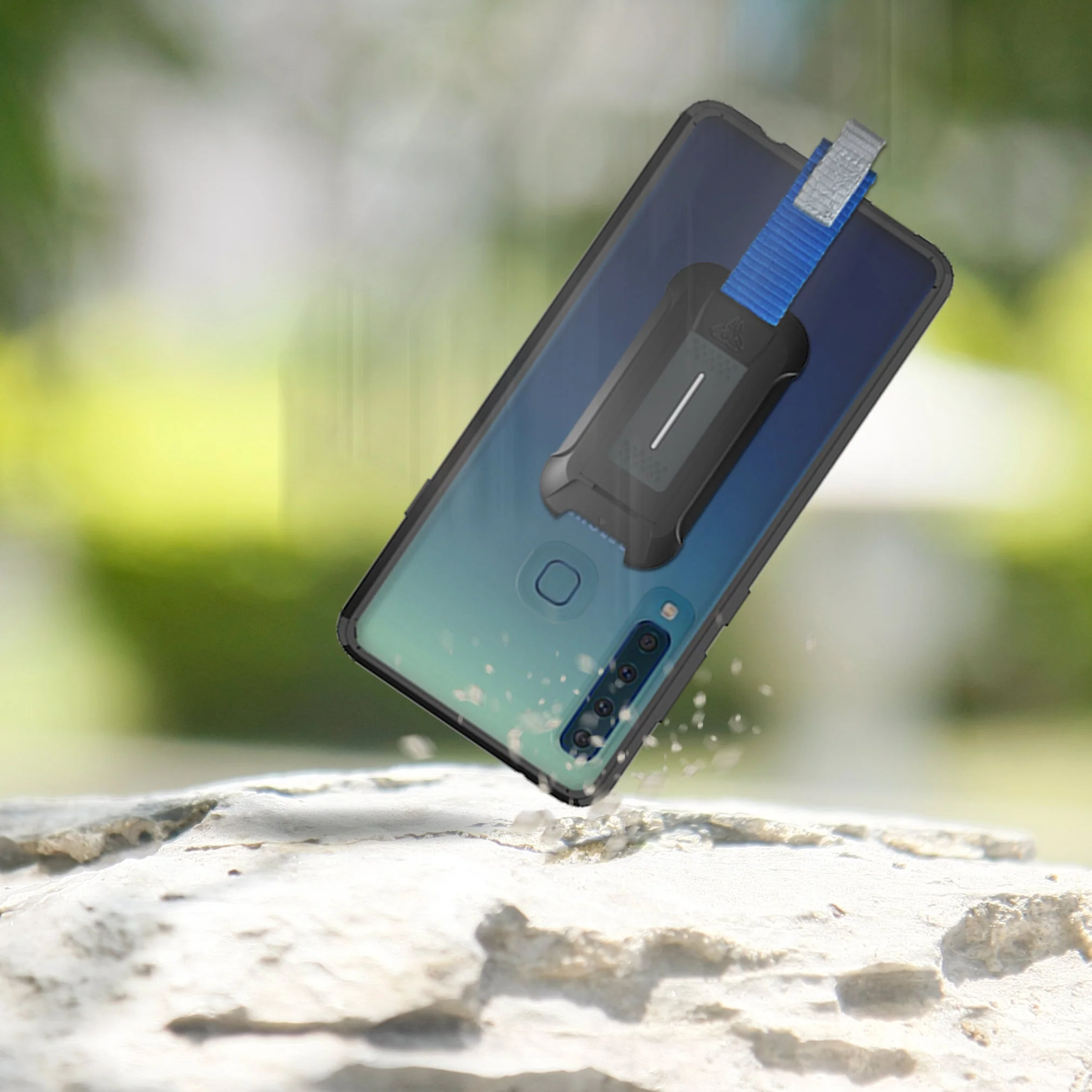 BX3-A9_8 | Samsung Galaxy A9 2018 / A9S / A9 Star Pro | Mountable Shockproof Rugged Case for Outdoors w/ Carabiner - Image 8