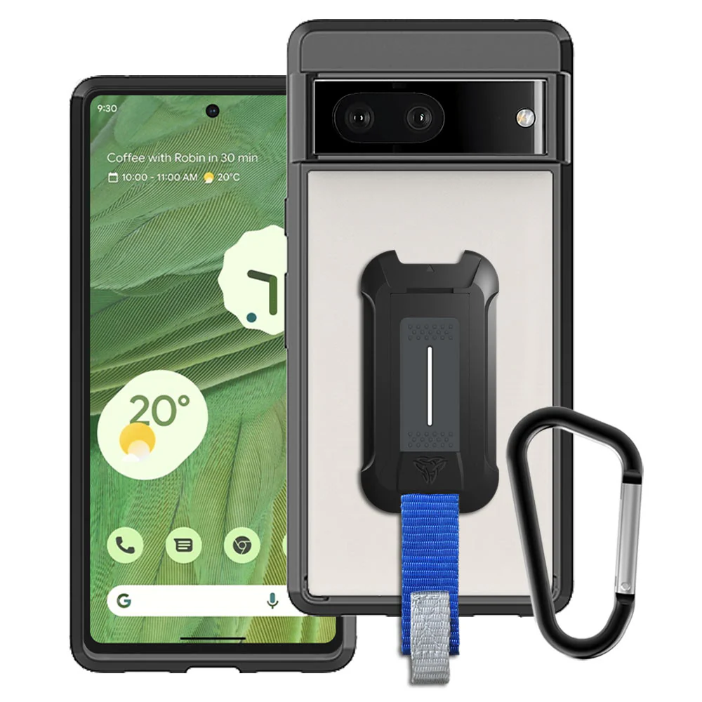 BX3-GG22-PXL7 | Google Pixel 7 Case | Mountable Shockproof Rugged Case for Outdoors w/ Carabiner