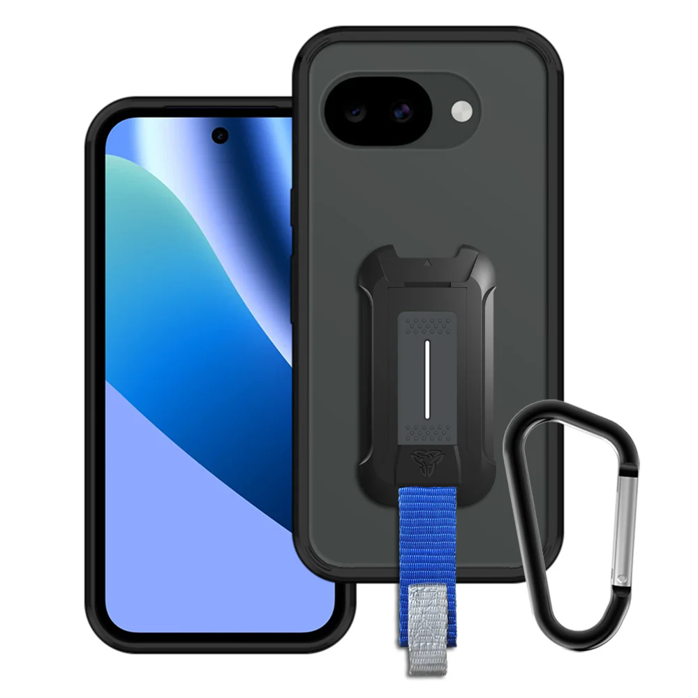 BX3-GG26-PXL10A | Google Pixel 10a Case | Mountable Shockproof Rugged Case for Outdoors w/ Carabiner