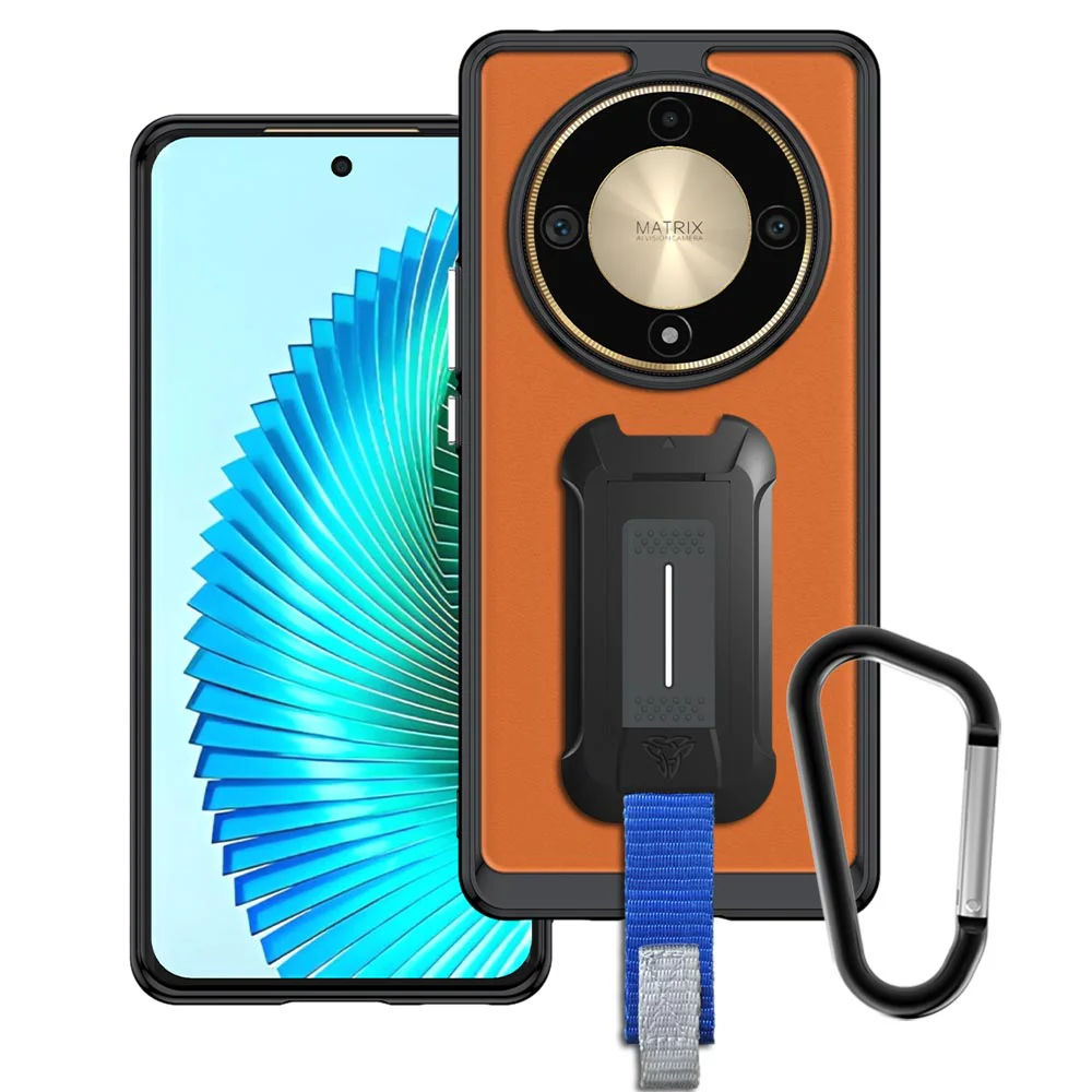 BX3-HR23-MG6L | Honor Magic6 Lite | Mountable Shockproof Rugged Case for Outdoors w/ Carabiner