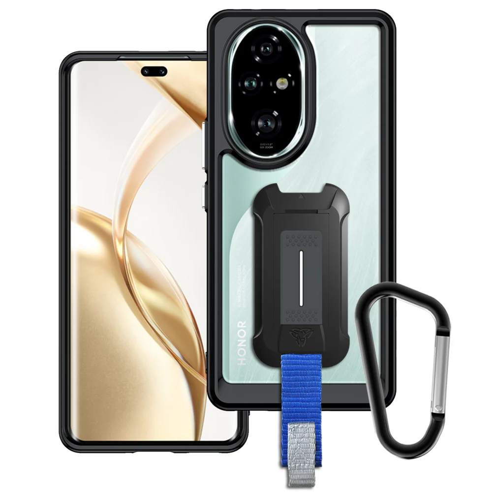 BX3-HR24-200P | Honor 200 Pro | Mountable Shockproof Rugged Case for Outdoors w/ Carabiner
