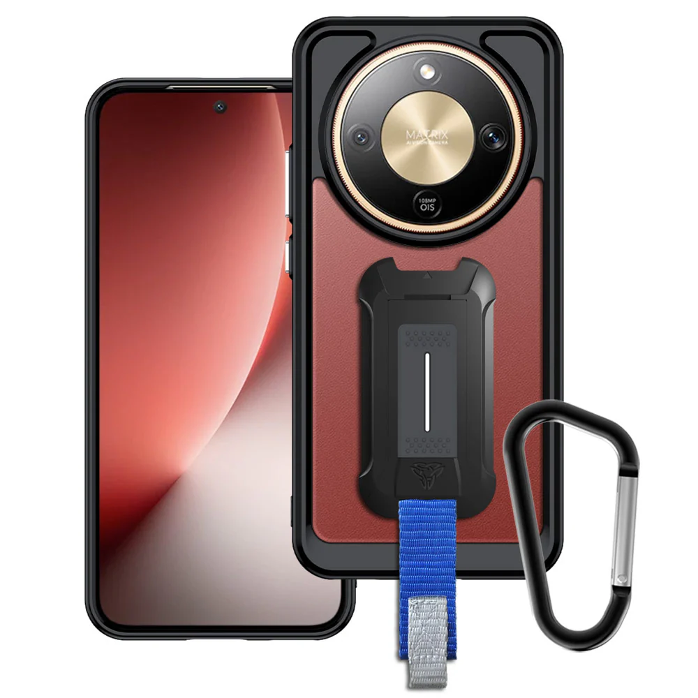 BX3-HR25-MG8L | Honor Magic8 Lite | Mountable Shockproof Rugged Case for Outdoors w/ Carabiner