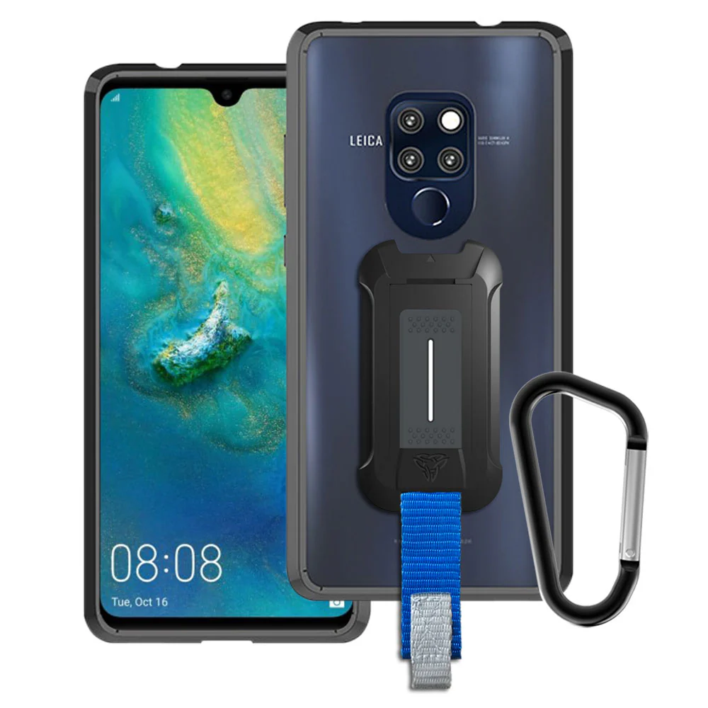 BX3-HW18-MT20 | Huawei Mate 20 | Shockproof Rugged case w/ KEY Mount & Carabiner