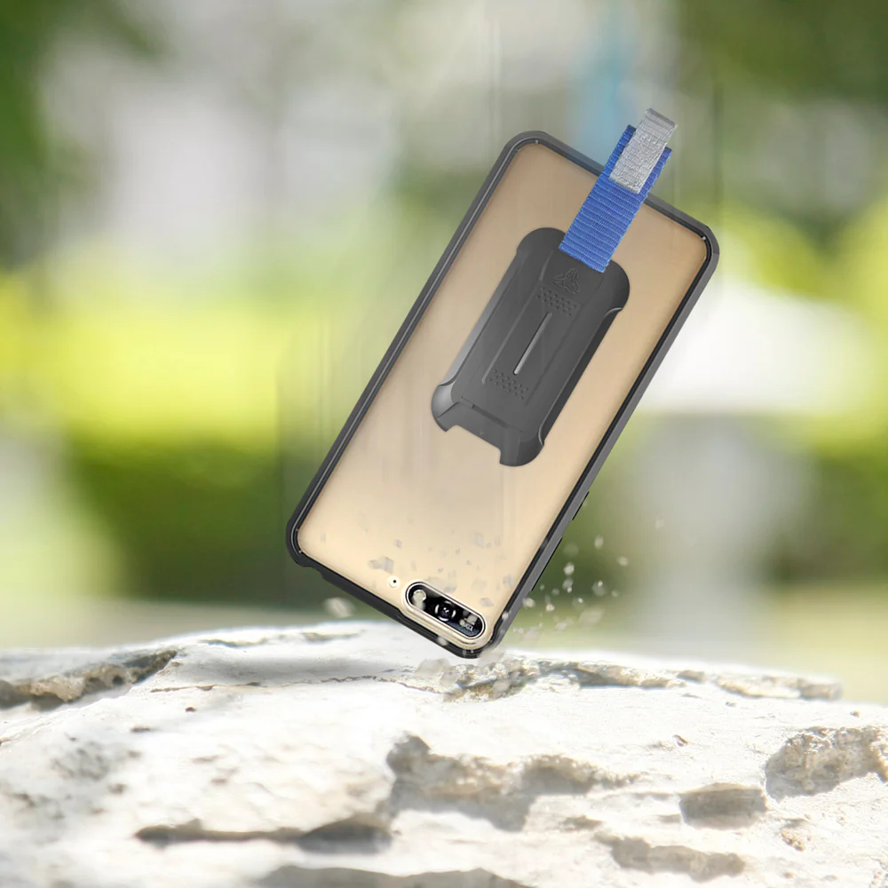 BX3-HW18-Y6 | Huawei Y6 2018 | Shockproof Rugged case w/ KEY Mount & Carabiner - Image 8